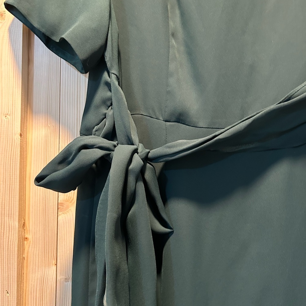 Chic Forest Green Maxi Dress - Picture 4 of 7